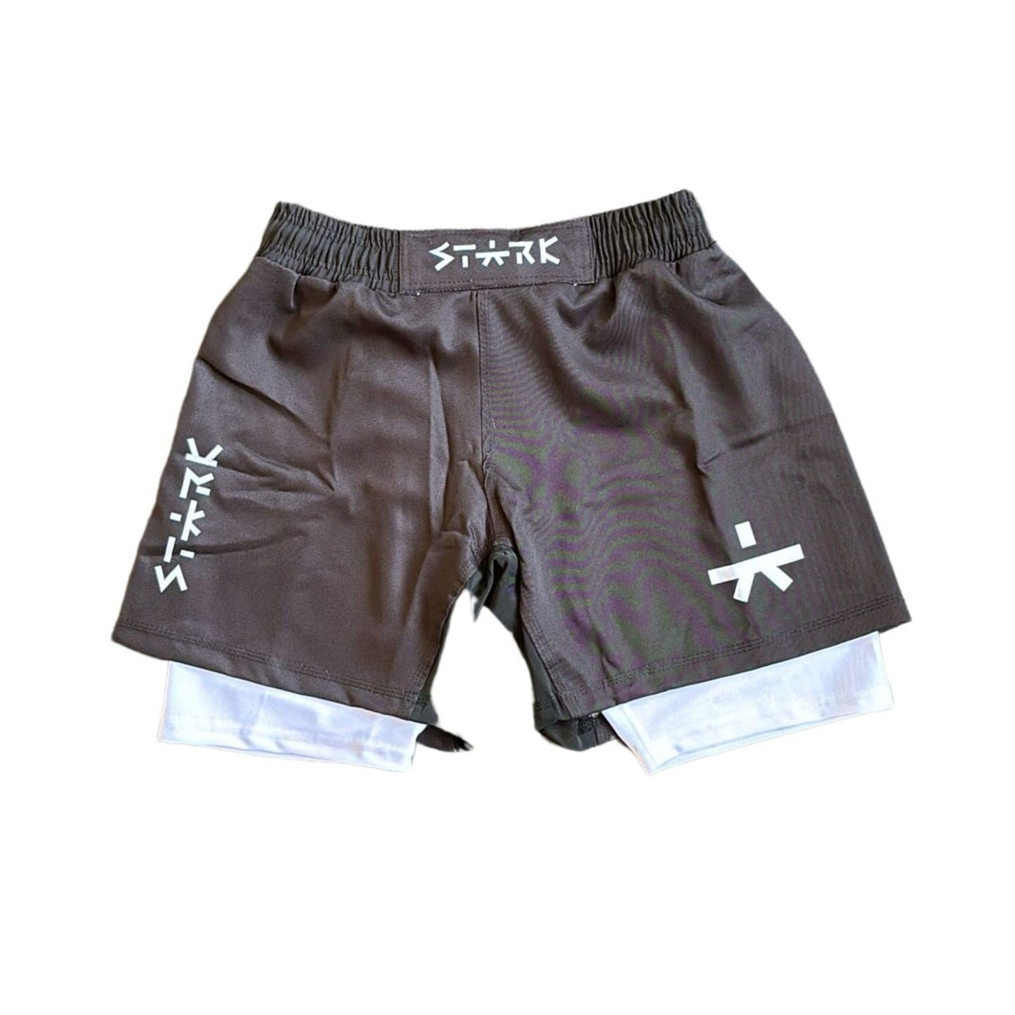 Black Shorts with White Logos (Unisex)