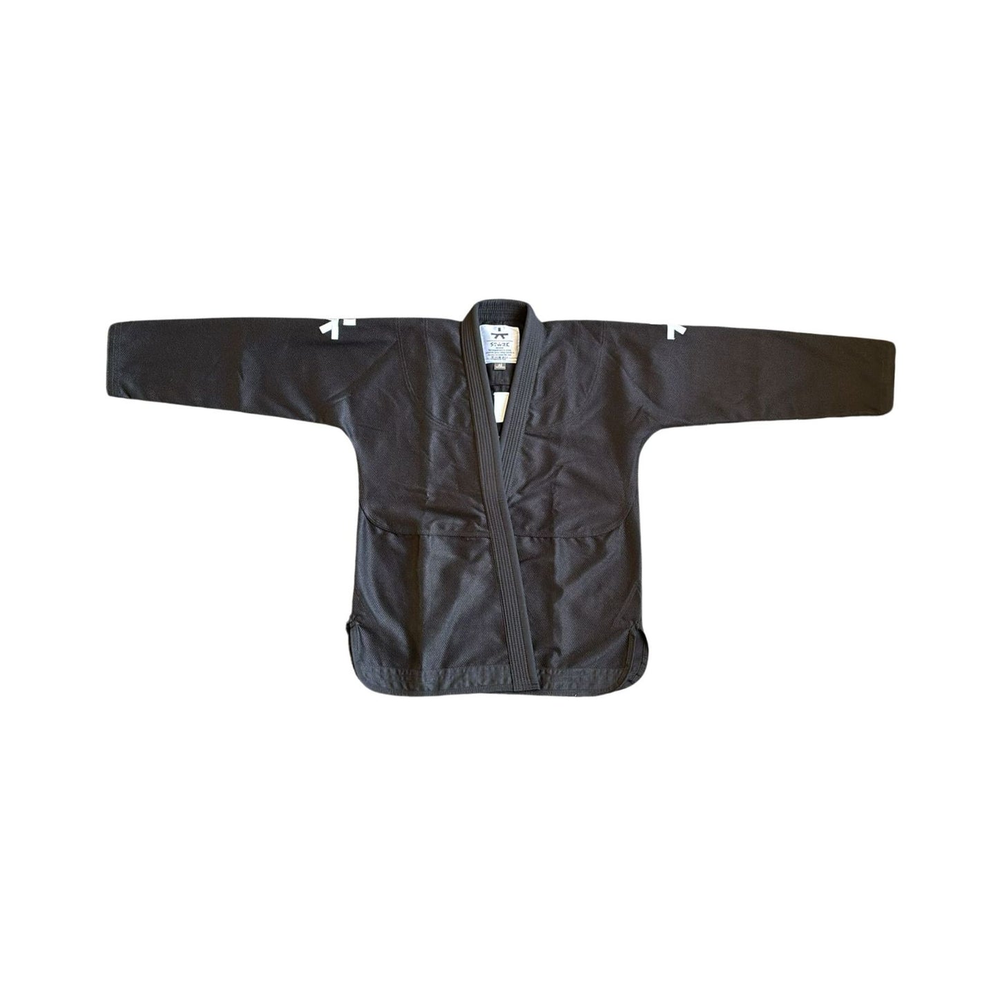 Black Gi with White Logos